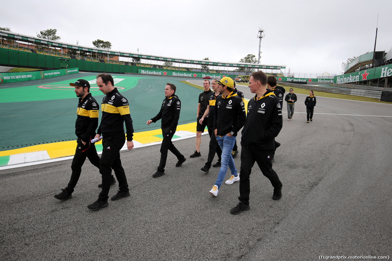 GP BRASILE, 08.11.2018 - Carlos Sainz Jr (ESP) Renault Sport F1 Team RS18