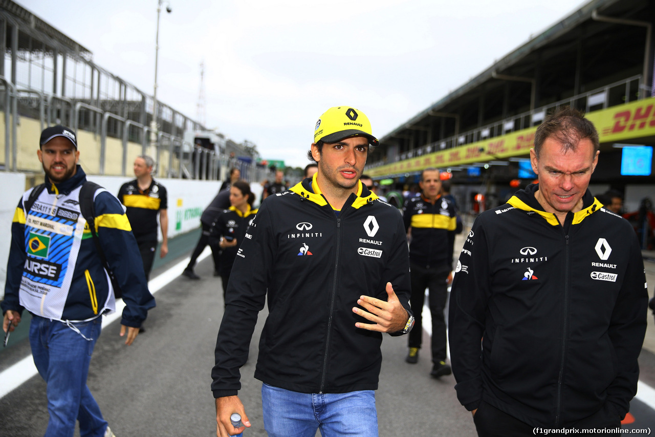 GP BRASILE, 08.11.2018 - Carlos Sainz Jr (ESP) Renault Sport F1 Team RS18