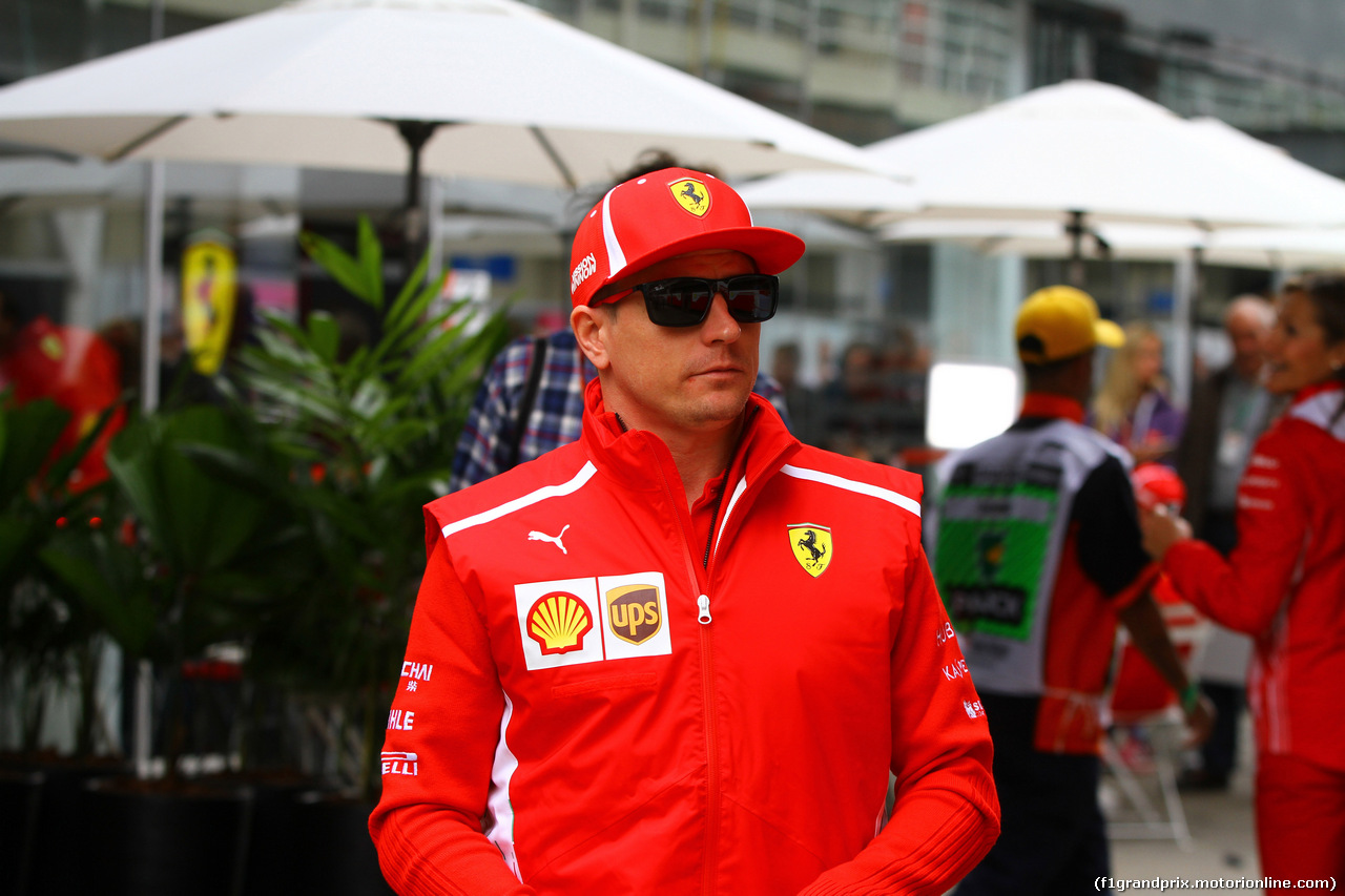 GP BRASILE, 08.11.2018 - Kimi Raikkonen (FIN) Ferrari SF71H