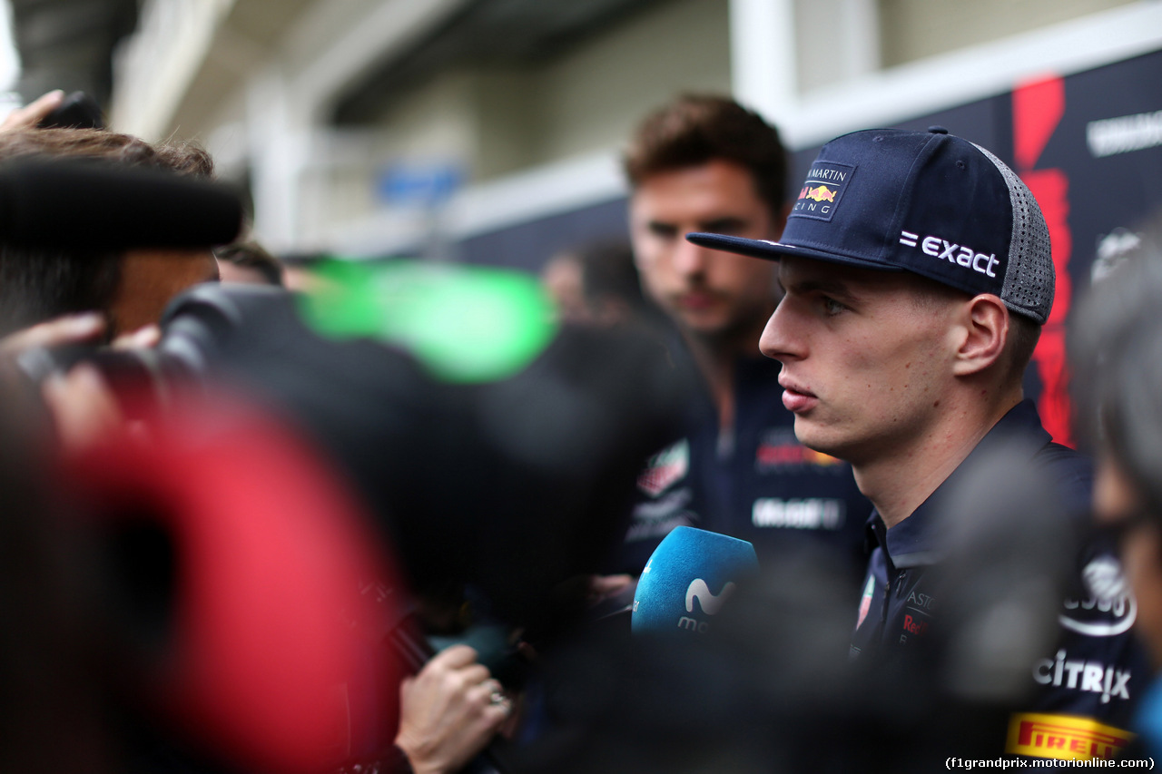 GP BRASILE, 08.11.2018 - Max Verstappen (NED) Red Bull Racing RB14