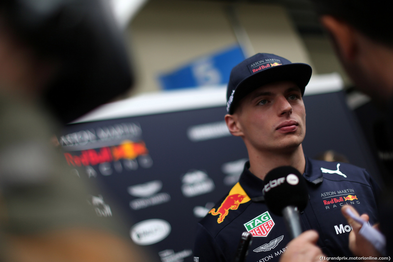 GP BRASILE, 08.11.2018 - Max Verstappen (NED) Red Bull Racing RB14
