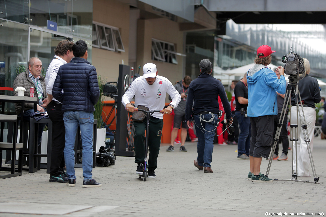 GP BRASILE, 08.11.2018 - Lewis Hamilton (GBR) Mercedes AMG F1 W09