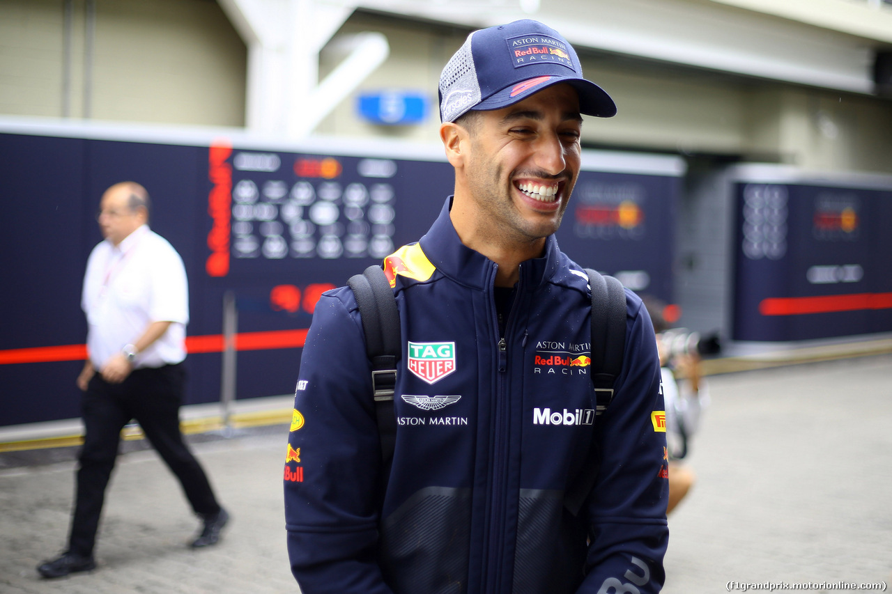 GP BRASILE, 08.11.2018 - Daniel Ricciardo (AUS) Red Bull Racing RB14