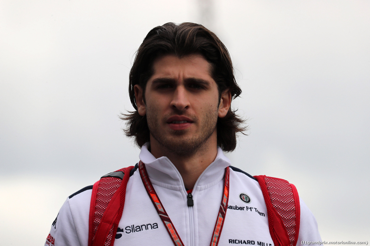 GP BRASILE, 09.11.2018 - Antonio Giovinazzi (ITA) Test Driver Sauber C37