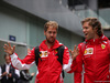 GP BRASILE, 09.11.2018 - Sebastian Vettel (GER) Ferrari SF71H e his Personal Trainer Antti Kontsas (FIN)