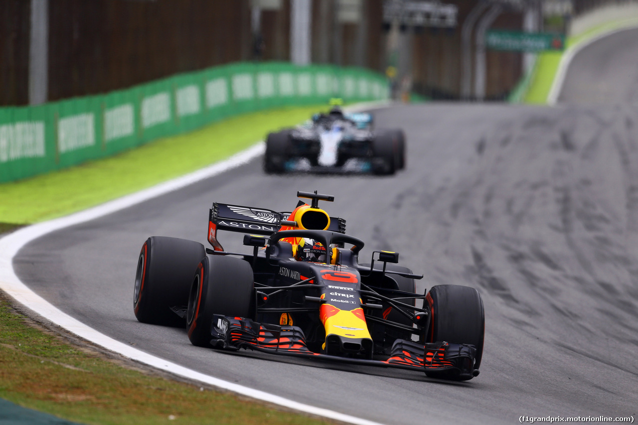 GP BRASILE, 09.11.2018 - Prove Libere 2, Daniel Ricciardo (AUS) Red Bull Racing RB14