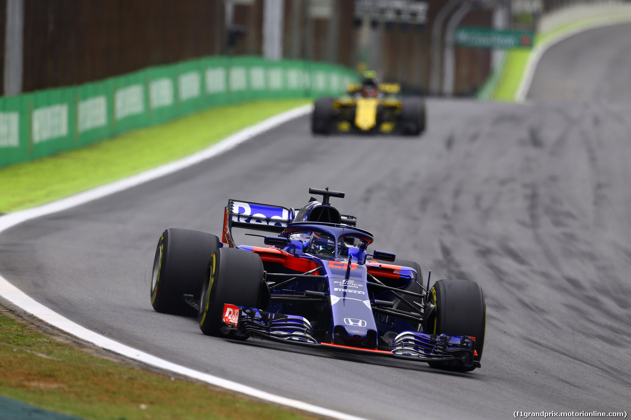 GP BRASILE, 09.11.2018 - Prove Libere 2, Brendon Hartley (NZL) Scuderia Toro Rosso STR13