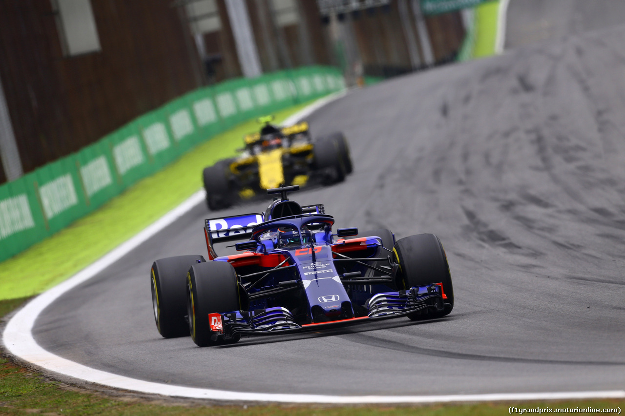 GP BRASILE, 09.11.2018 - Prove Libere 2, Brendon Hartley (NZL) Scuderia Toro Rosso STR13