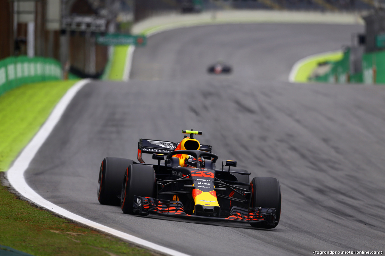 GP BRASILE, 09.11.2018 - Prove Libere 2, Max Verstappen (NED) Red Bull Racing RB14