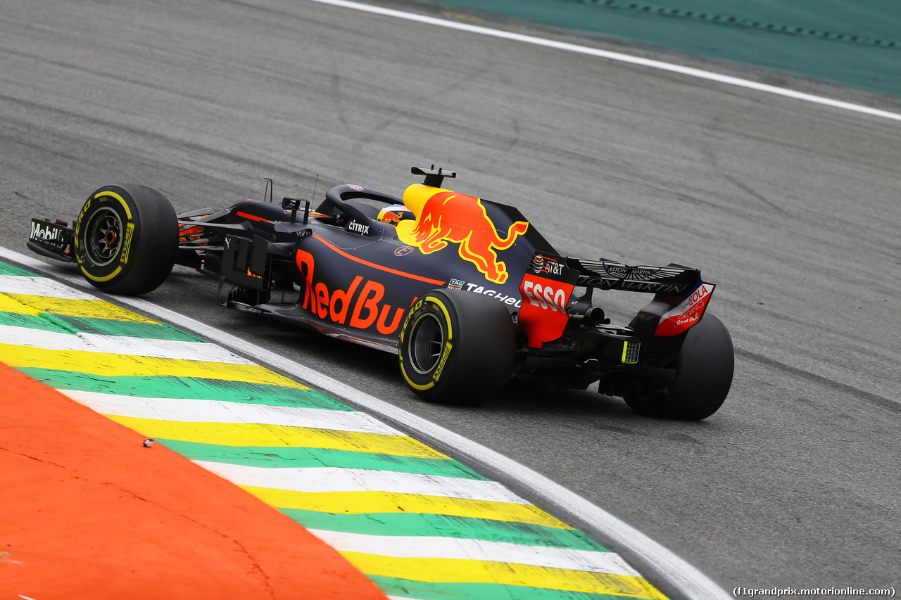 GP BRASILE, 09.11.2018 - Prove Libere 2, Daniel Ricciardo (AUS) Red Bull Racing RB14