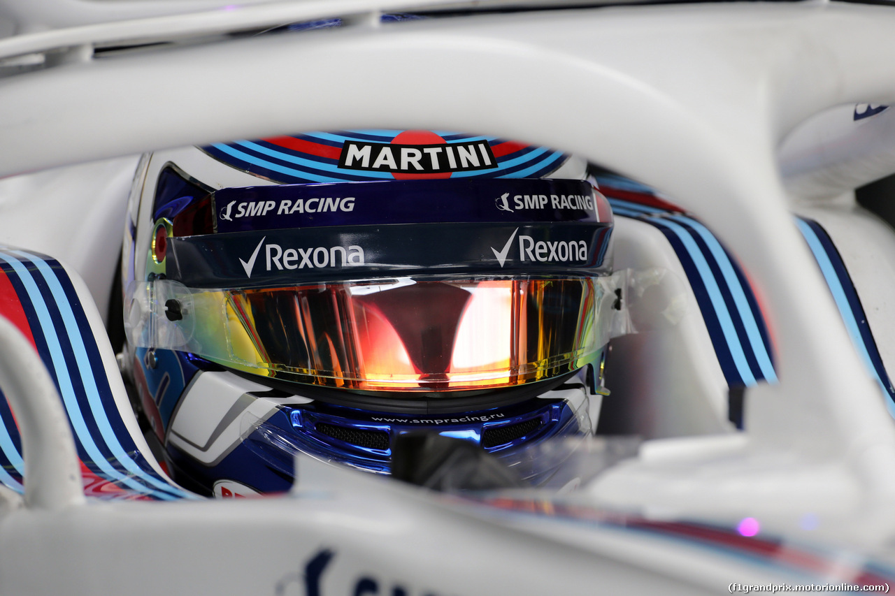 GP BRASILE, 10.11.2018 - Prove Libere 3, Sergey Sirotkin (RUS) Williams FW41