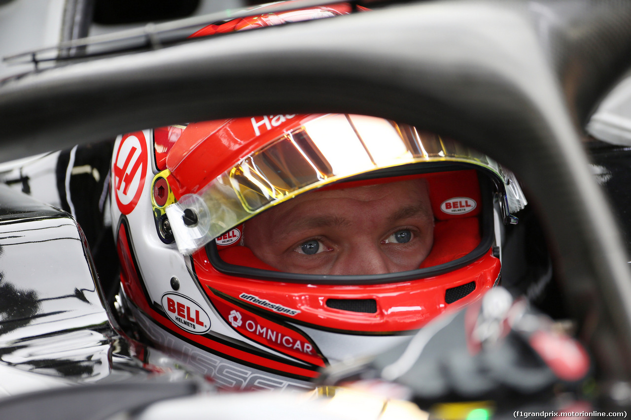 GP BRASILE, 10.11.2018 - Prove Libere 3, Kevin Magnussen (DEN) Haas F1 Team VF-18