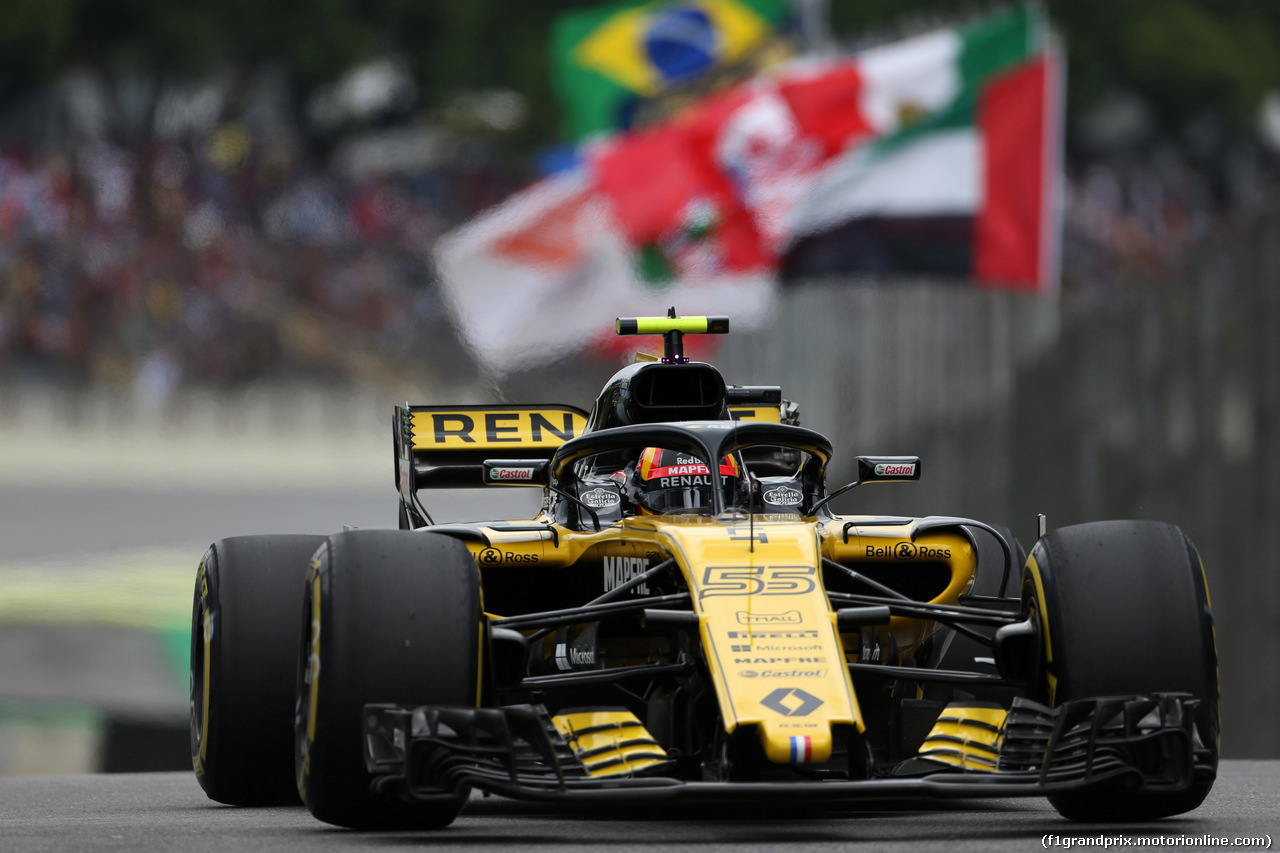 GP BRASILE, 10.11.2018 - Prove Libere 3, Carlos Sainz Jr (ESP) Renault Sport F1 Team RS18