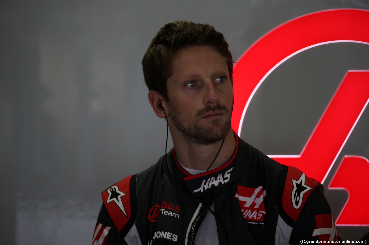 GP BRASILE, 10.11.2018 - Prove Libere 3, Romain Grosjean (FRA) Haas F1 Team VF-18
