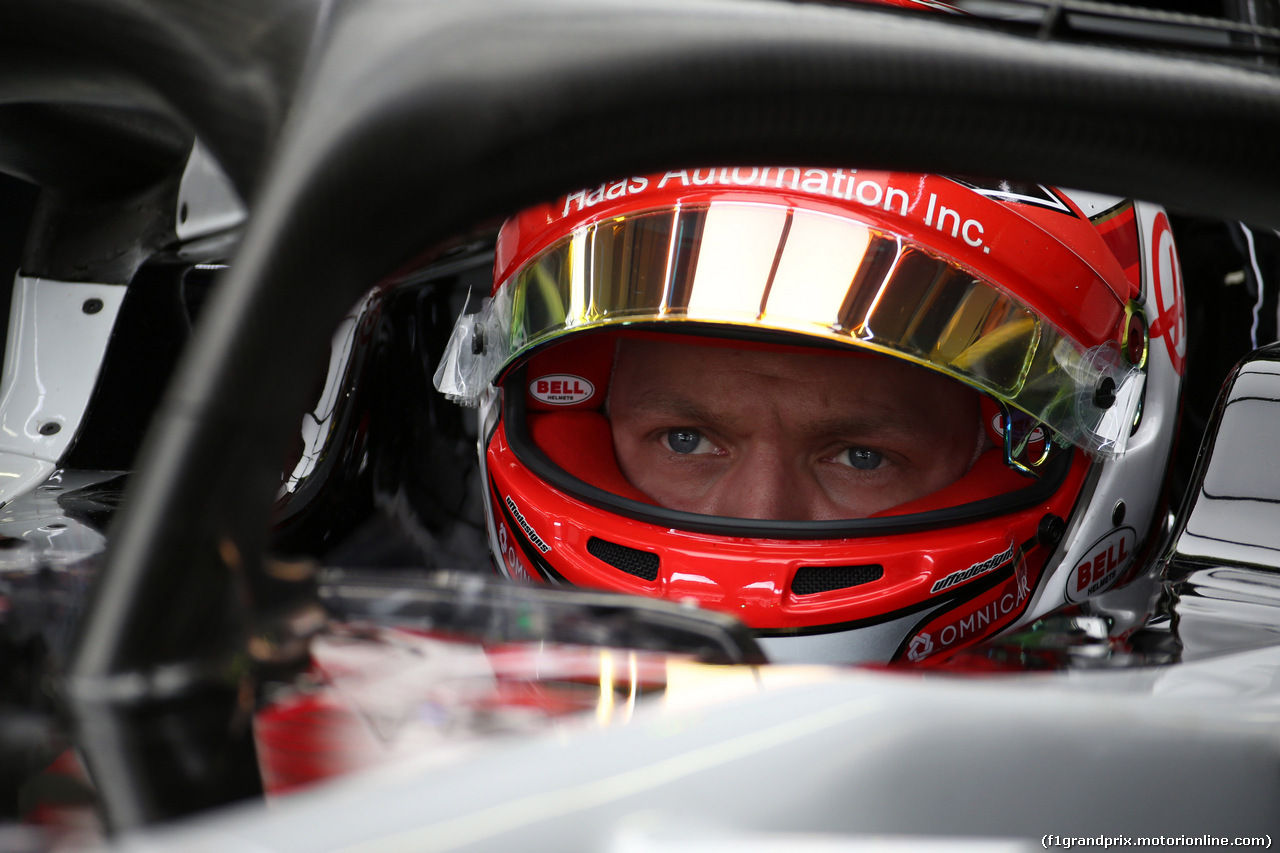 GP BRASILE, 10.11.2018 - Prove Libere 3, Kevin Magnussen (DEN) Haas F1 Team VF-18