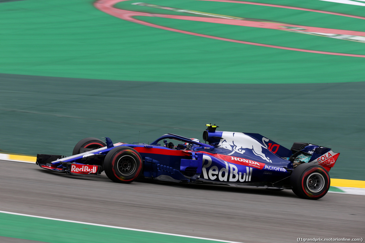 GP BRASILE, 10.11.2018 - Prove Libere 3, Pierre Gasly (FRA) Scuderia Toro Rosso STR13