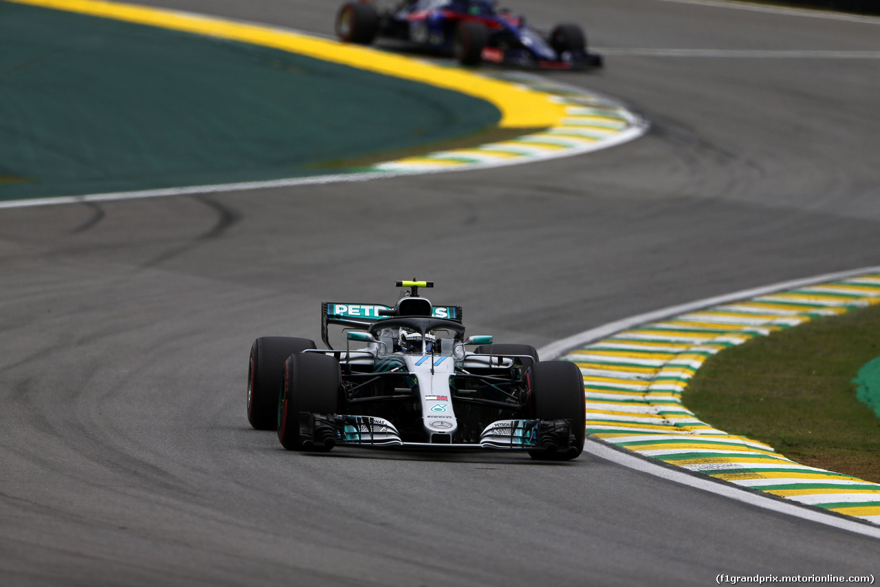 GP BRASILE, 10.11.2018 - Prove Libere 3, Valtteri Bottas (FIN) Mercedes AMG F1 W09