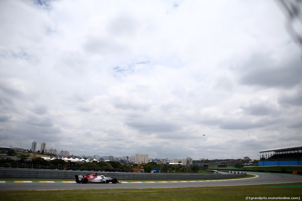 GP BRASILE, 10.11.2018 - Prove Libere 3, Marcus Ericsson (SUE) Sauber C37