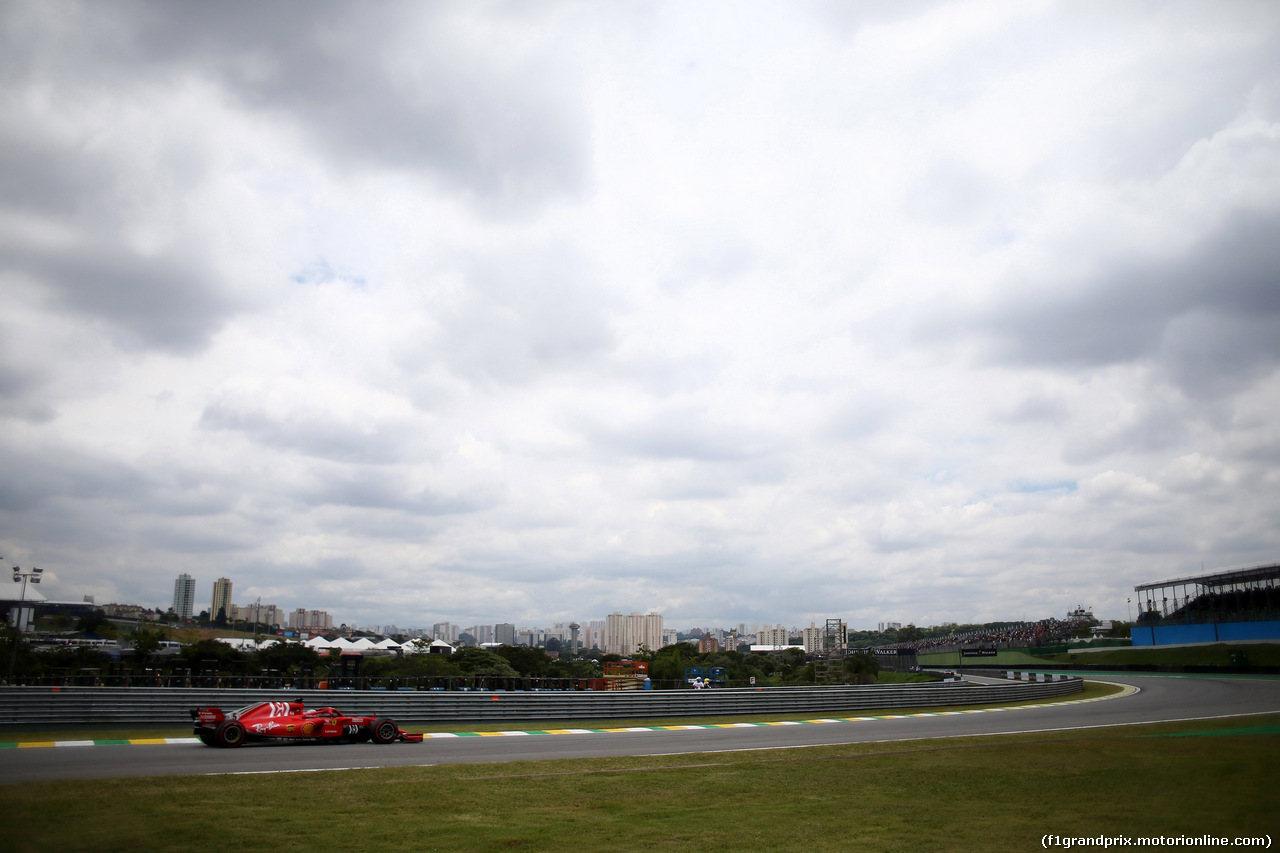 GP BRASILE, 10.11.2018 - Prove Libere 3, Sebastian Vettel (GER) Ferrari SF71H