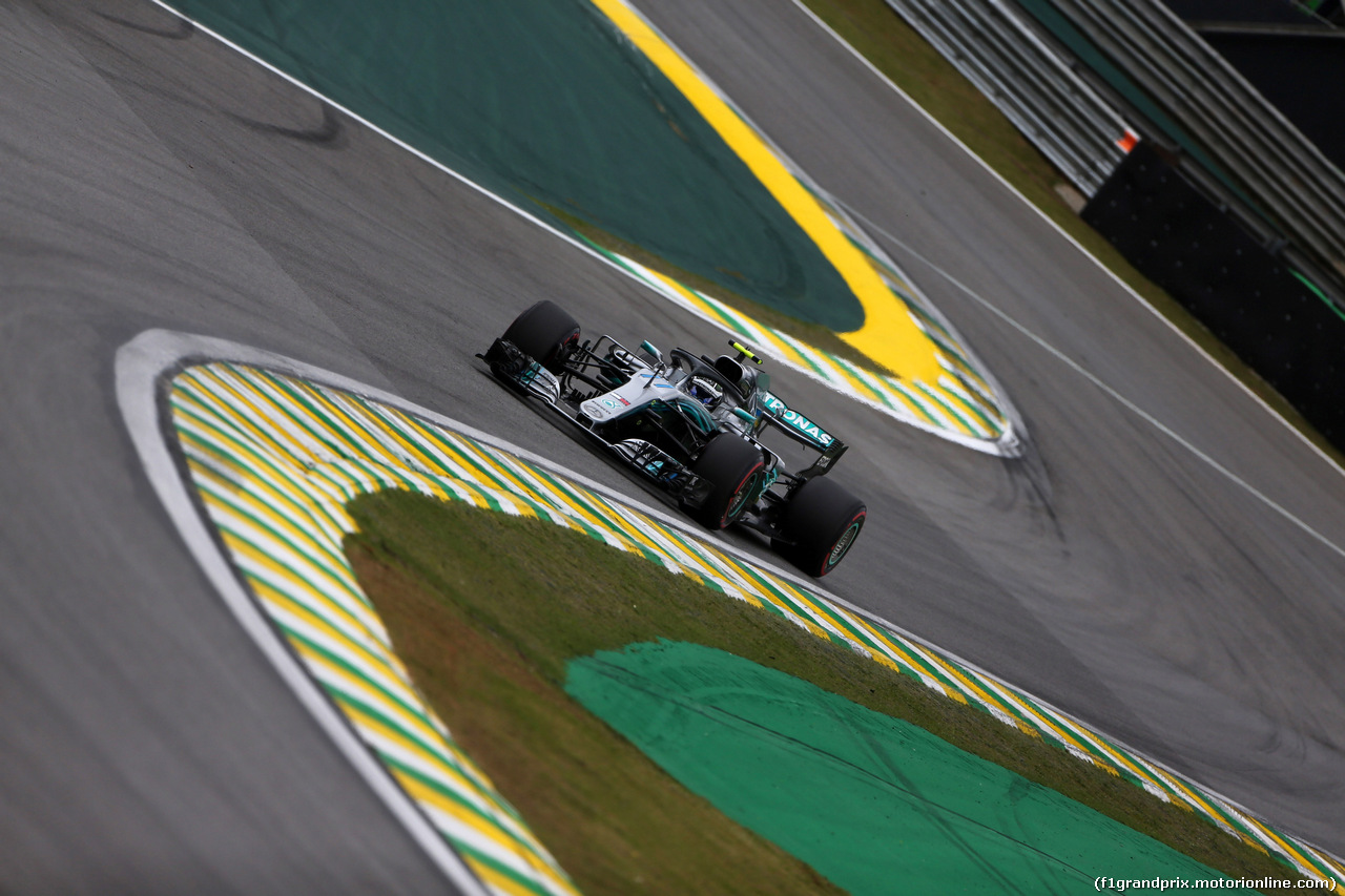 GP BRASILE, 10.11.2018 - Prove Libere 3, Valtteri Bottas (FIN) Mercedes AMG F1 W09
