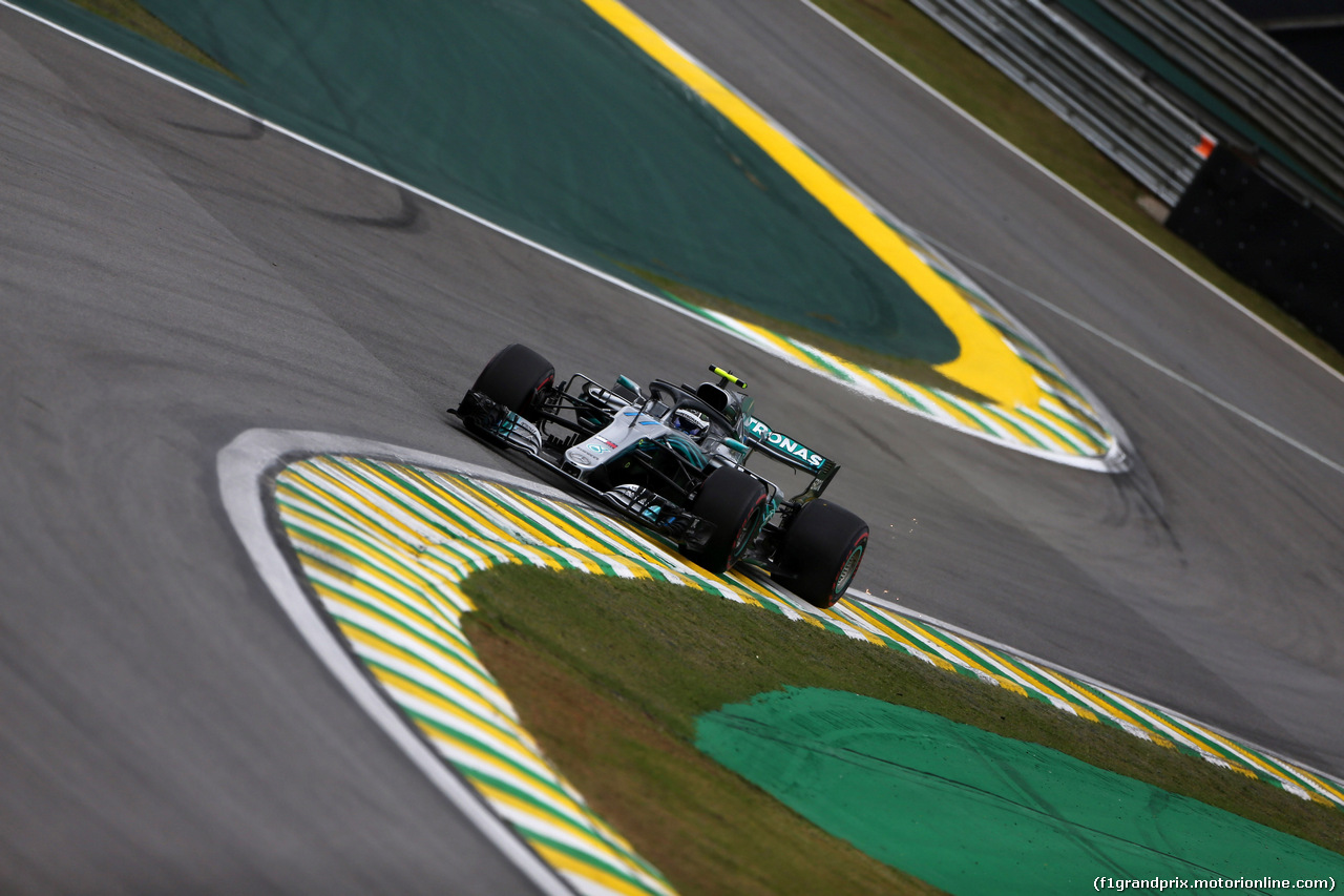 GP BRASILE, 10.11.2018 - Prove Libere 3, Valtteri Bottas (FIN) Mercedes AMG F1 W09