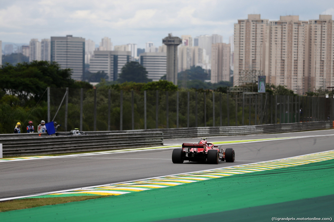 GP BRASILE, 10.11.2018 - Prove Libere 3, Kimi Raikkonen (FIN) Ferrari SF71H