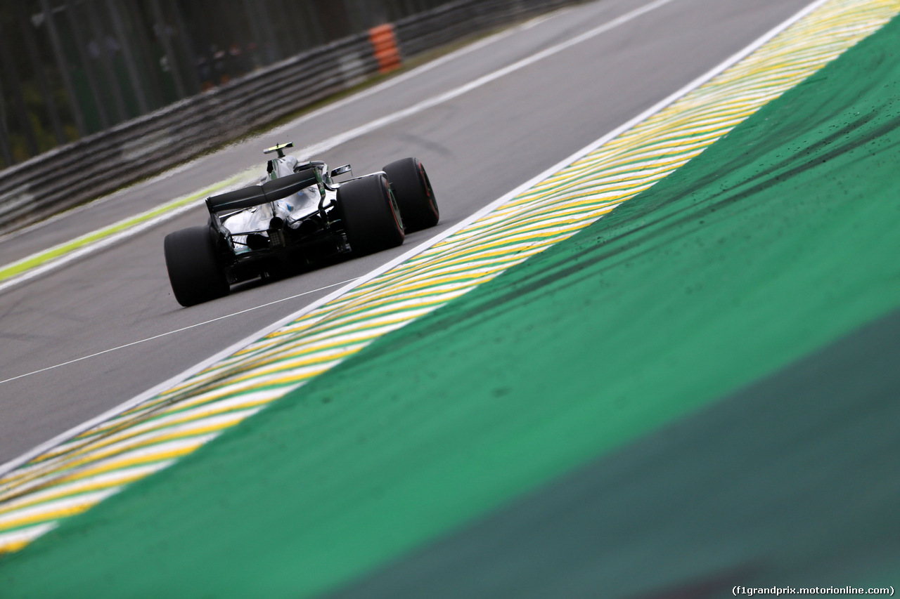 GP BRASILE, 10.11.2018 - Prove Libere 3, Valtteri Bottas (FIN) Mercedes AMG F1 W09