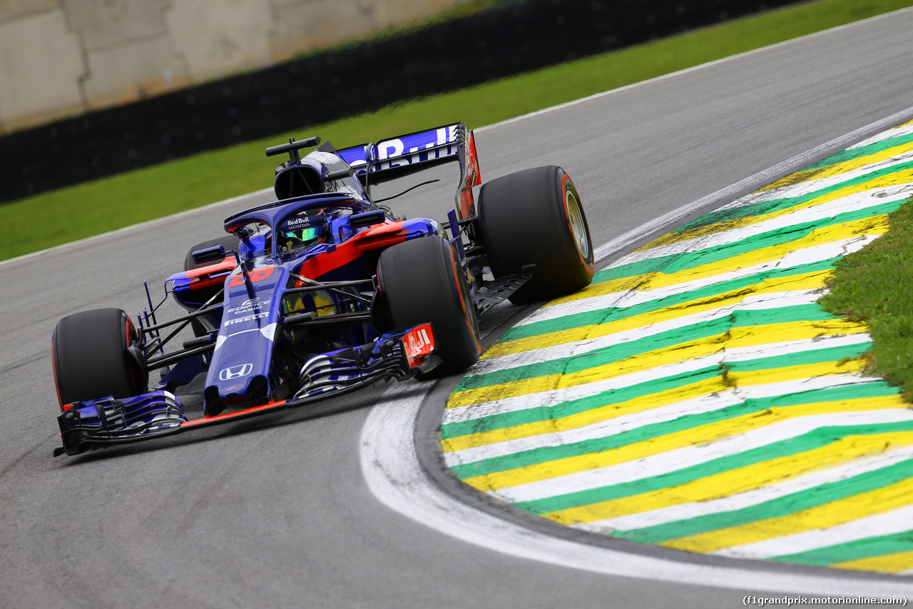 GP BRASILE, 10.11.2018 - Prove Libere 3, Brendon Hartley (NZL) Scuderia Toro Rosso STR13