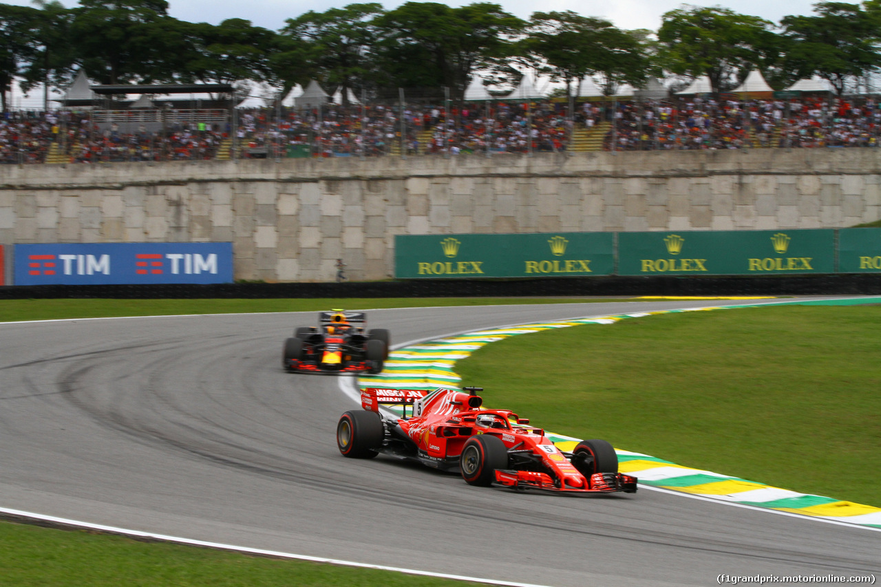 GP BRASILE, 10.11.2018 - Prove Libere 3, Sebastian Vettel (GER) Ferrari SF71H