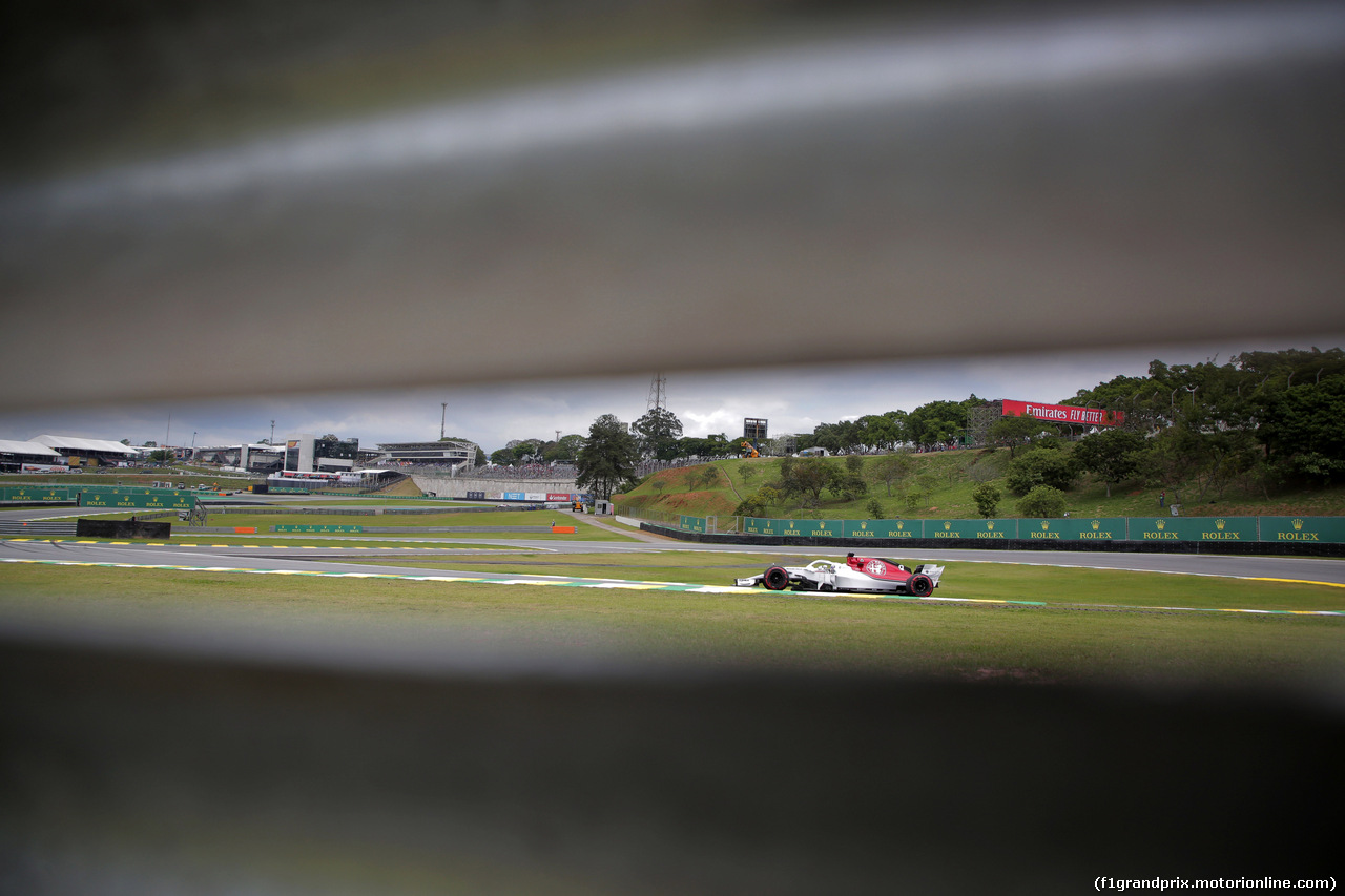 GP BRASILE, 10.11.2018 - Prove Libere 3, Marcus Ericsson (SUE) Sauber C37
