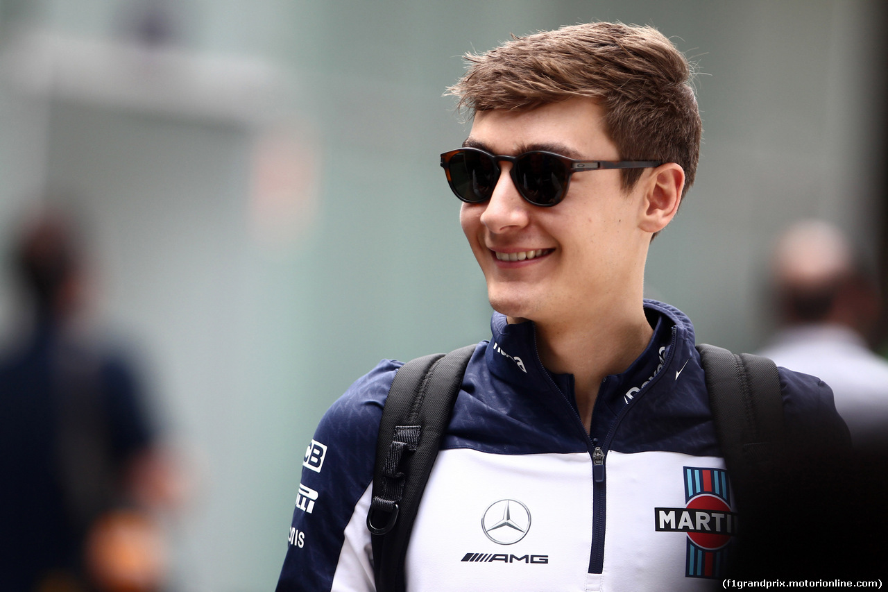 GP BRASILE, 10.11.2018 - Prove Libere 3, George Russell (GBR) Test driver, Williams FW41