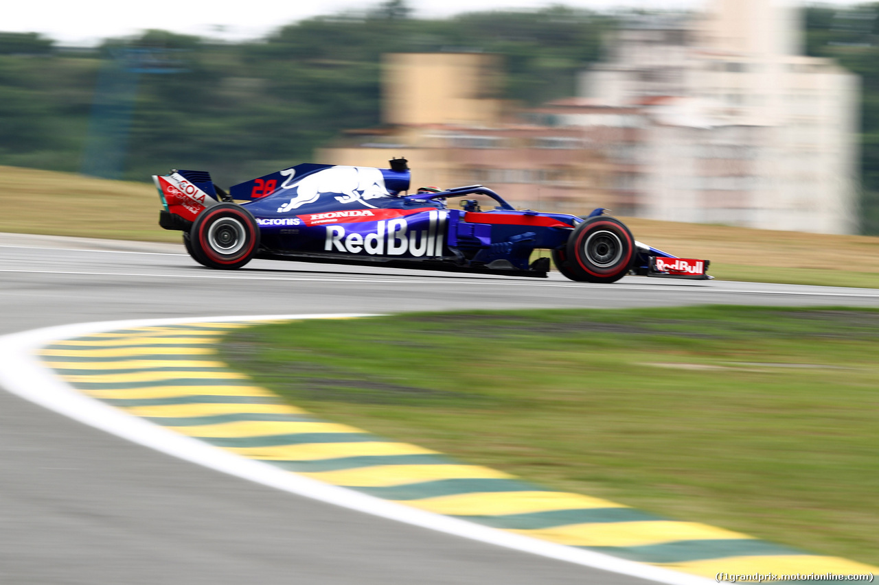 GP BRASILE, 10.11.2018 - Prove Libere 3, Brendon Hartley (NZL) Scuderia Toro Rosso STR13