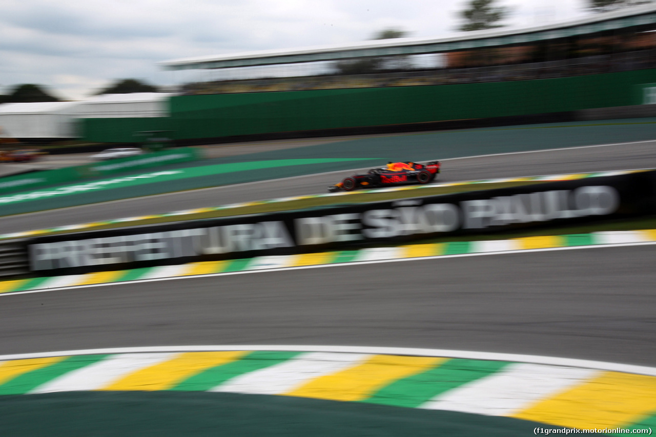 GP BRASILE, 10.11.2018 - Prove Libere 3, Daniel Ricciardo (AUS) Red Bull Racing RB14