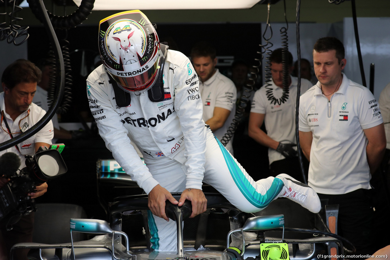 GP BRASILE, 10.11.2018 - Prove Libere 3, Lewis Hamilton (GBR) Mercedes AMG F1 W09
