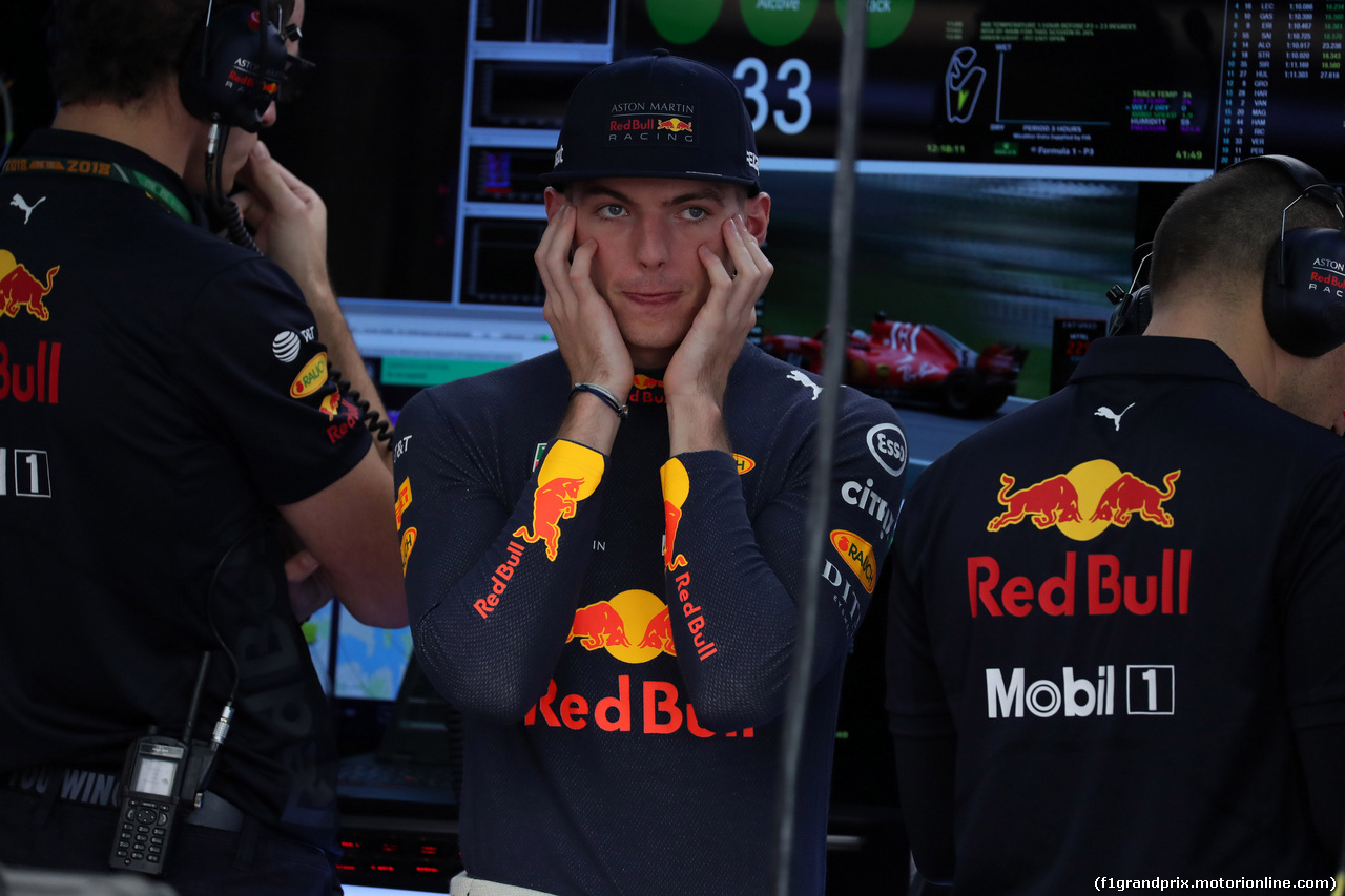 GP BRASILE, 10.11.2018 - Prove Libere 3, Max Verstappen (NED) Red Bull Racing RB14