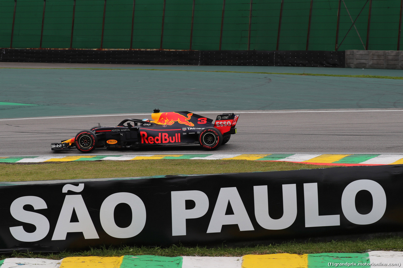 GP BRASILE, 10.11.2018 - Prove Libere 3, Daniel Ricciardo (AUS) Red Bull Racing RB14