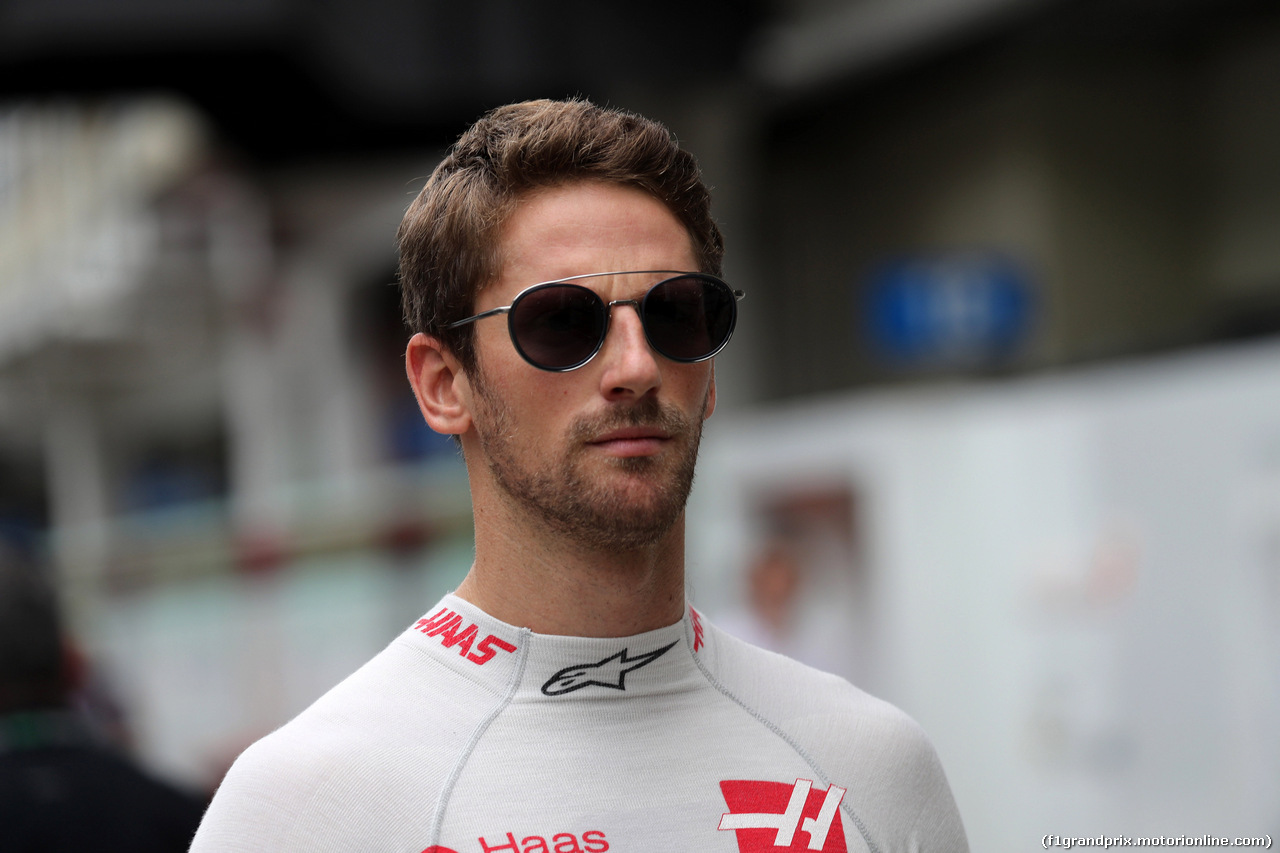 GP BRASILE, 10.11.2018 - Prove Libere 3, Romain Grosjean (FRA) Haas F1 Team VF-18