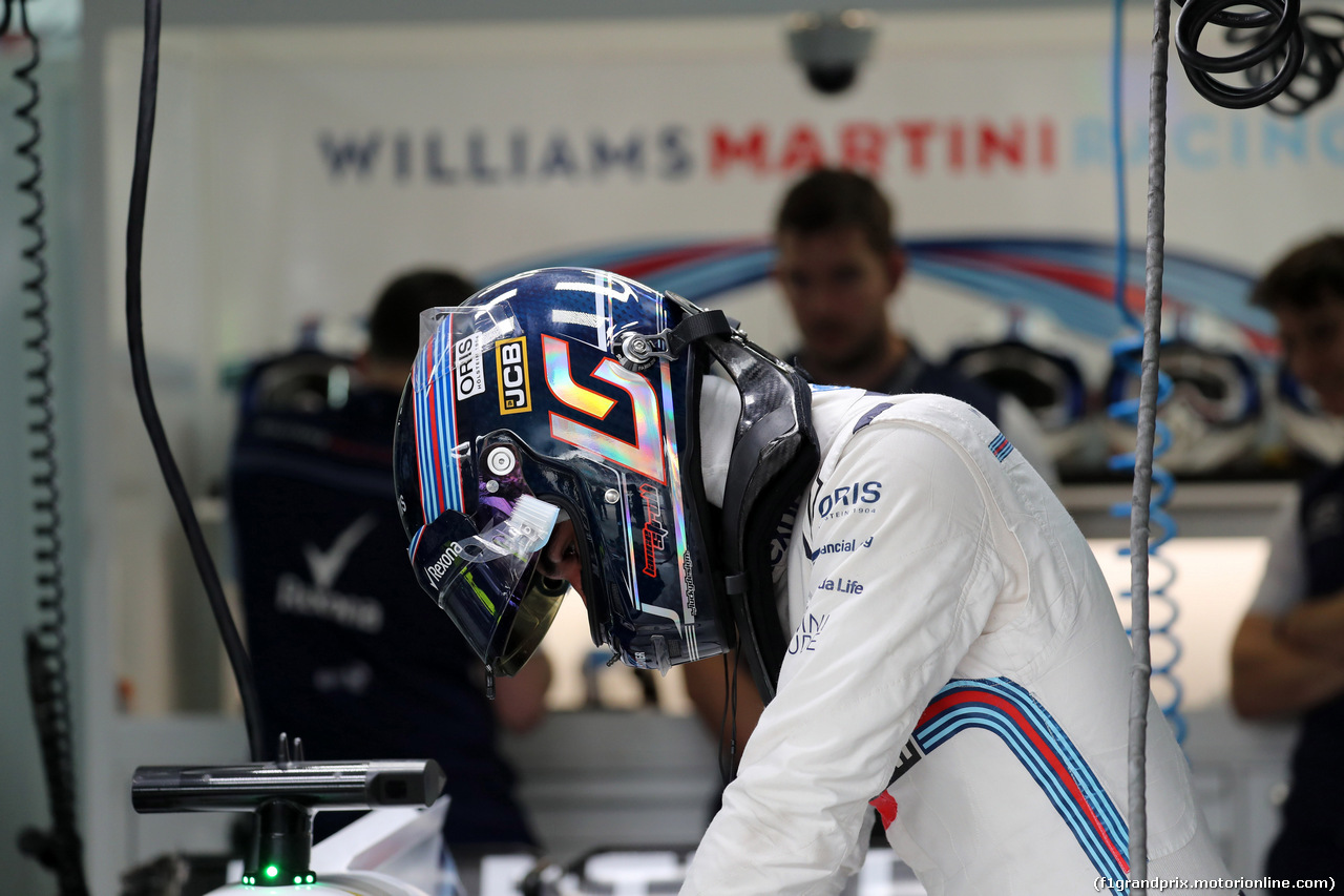 GP BRASILE, 10.11.2018 - Prove Libere 3, Lance Stroll (CDN) Williams FW41
