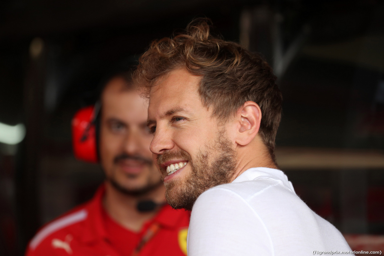 GP BRASILE, 10.11.2018 - Prove Libere 3, Sebastian Vettel (GER) Ferrari SF71H