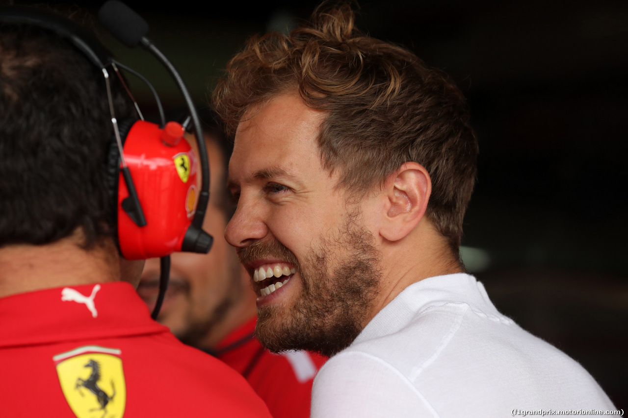 GP BRASILE, 10.11.2018 - Prove Libere 3, Sebastian Vettel (GER) Ferrari SF71H