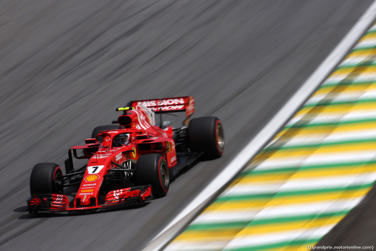GP BRASILE, 10.11.2018 - Qualifiche, Kimi Raikkonen (FIN) Ferrari SF71H