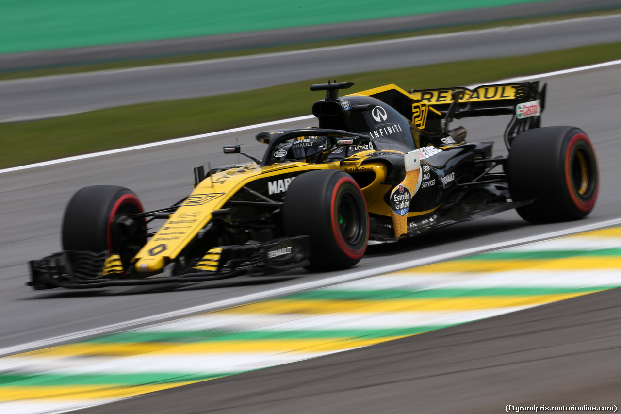 GP BRASILE, 10.11.2018 - Qualifiche, Nico Hulkenberg (GER) Renault Sport F1 Team RS18