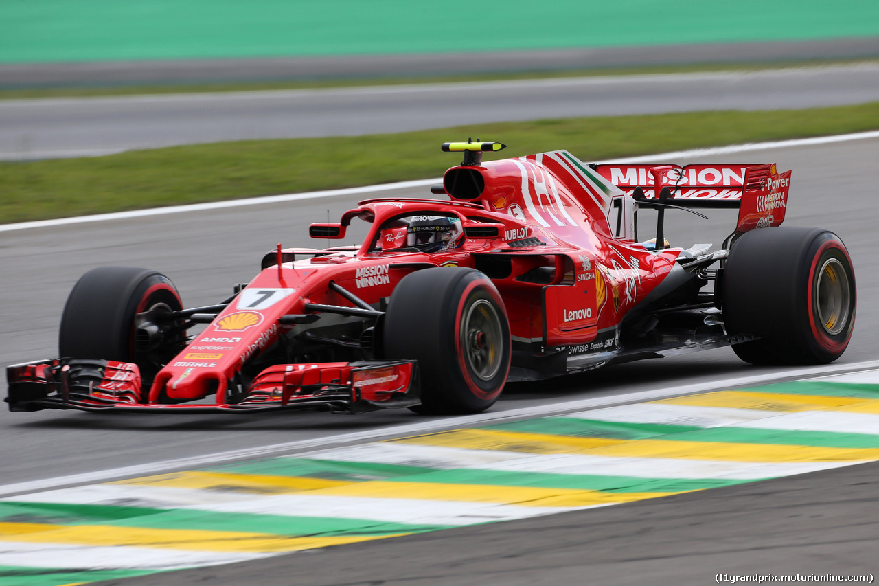 GP BRASILE, 10.11.2018 - Qualifiche, Kimi Raikkonen (FIN) Ferrari SF71H
