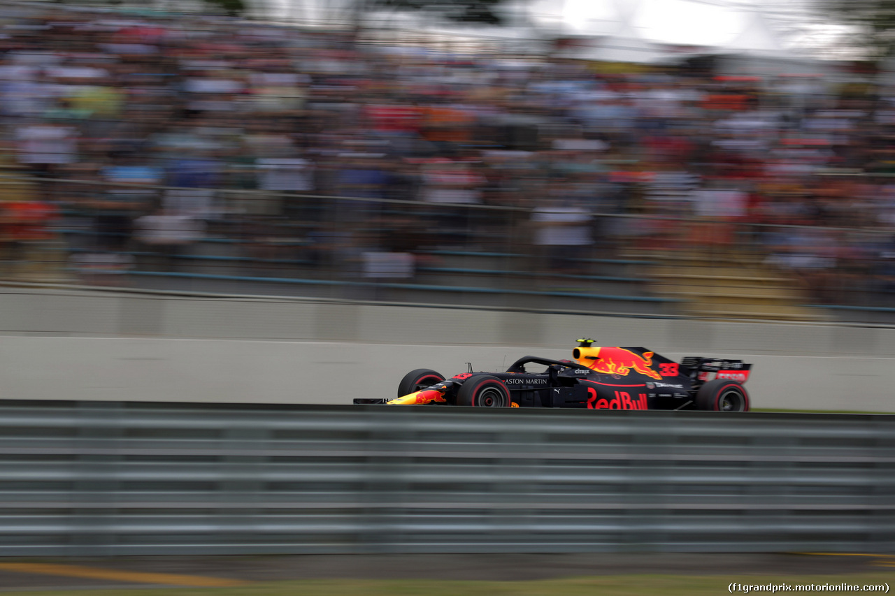 GP BRASILE, 10.11.2018 - Qualifiche, Max Verstappen (NED) Red Bull Racing RB14