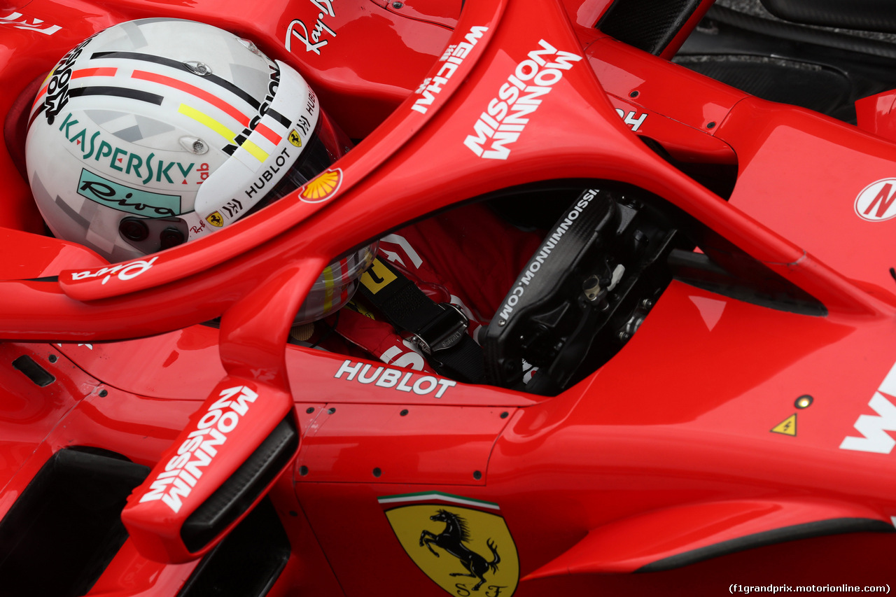 GP BRASILE, 10.11.2018 - Qualifiche, 2nd place Sebastian Vettel (GER) Ferrari SF71H