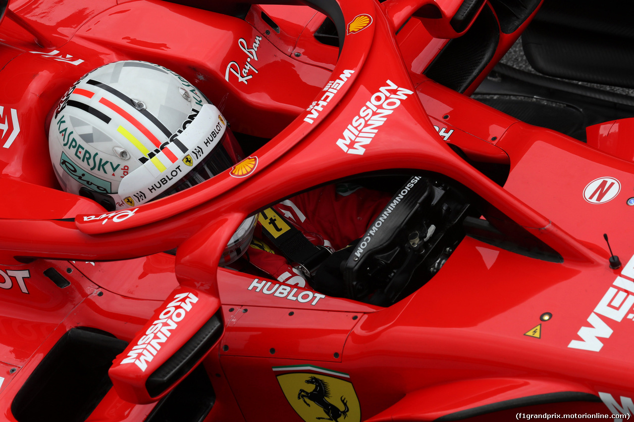 GP BRASILE, 10.11.2018 - Qualifiche, 2nd place Sebastian Vettel (GER) Ferrari SF71H