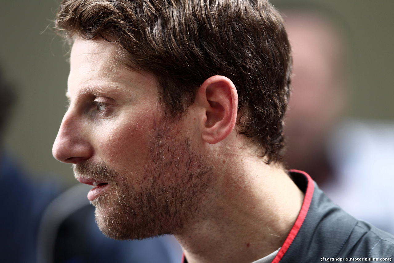GP BRASILE, 10.11.2018 - Qualifiche, Romain Grosjean (FRA) Haas F1 Team VF-18