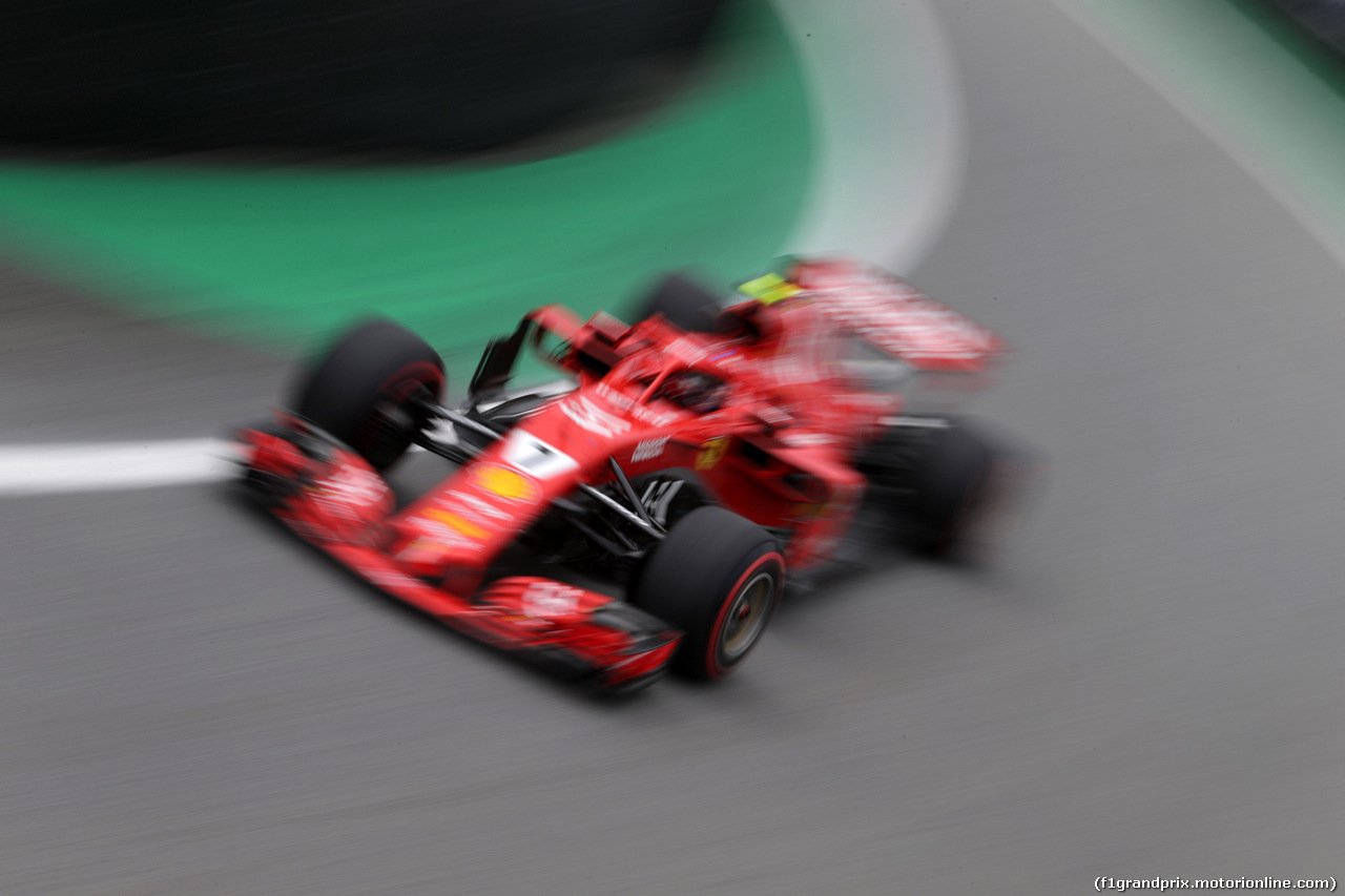 GP BRASILE, 10.11.2018 - Qualifiche, Kimi Raikkonen (FIN) Ferrari SF71H