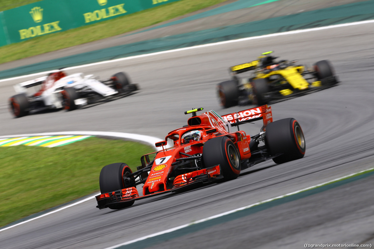 GP BRASILE, 10.11.2018 - Qualifiche, Kimi Raikkonen (FIN) Ferrari SF71H