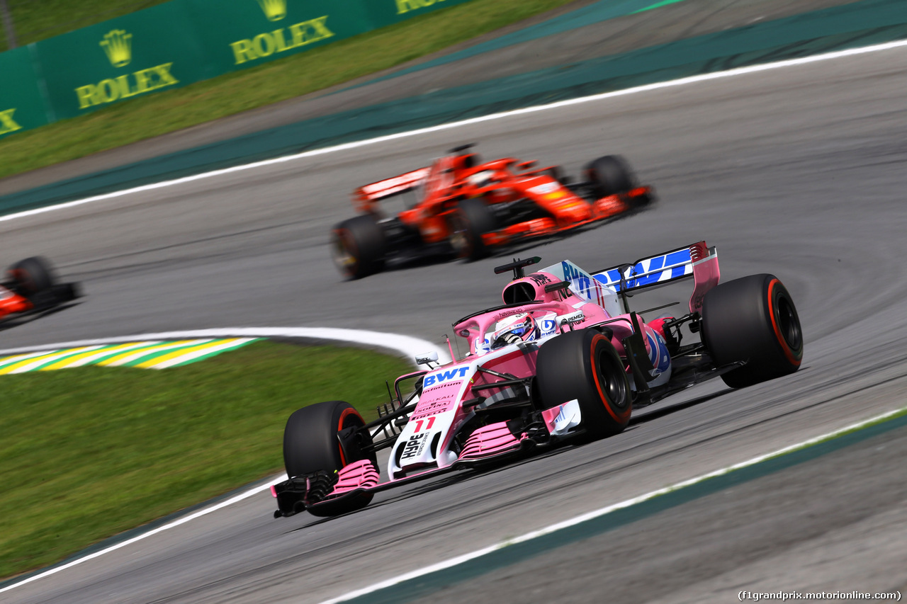GP BRASILE, 10.11.2018 - Qualifiche, Sergio Perez (MEX) Racing Point Force India F1 VJM11